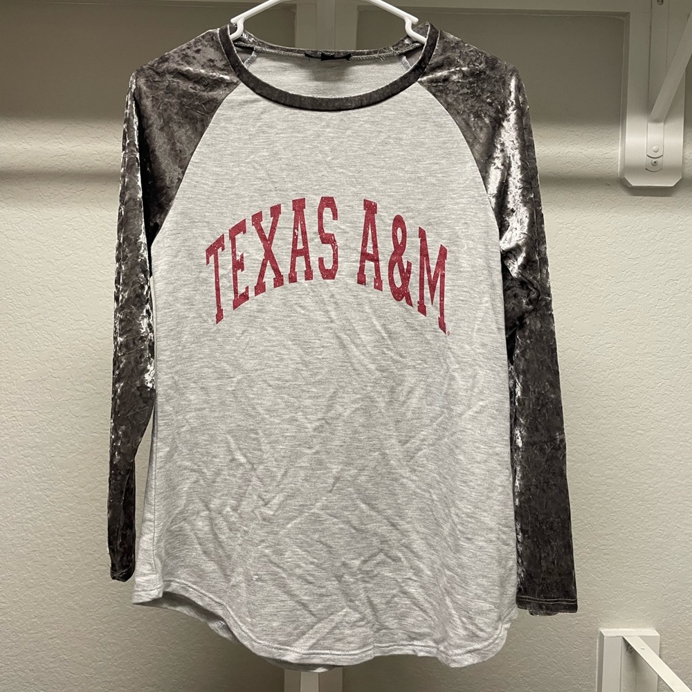 GameDay Couture Texas A&M crushed velvet Tshirt